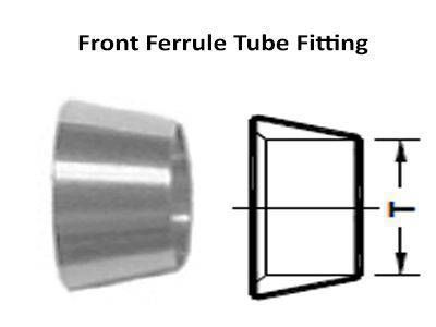 Front Ferrule Compression Tube Fittings