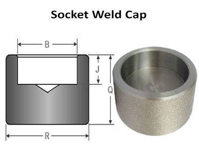 Socket Weld Cap - ASME B16.11, BS 3799