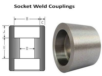 Socket Weld Coupling - ASME B16.11, BS 3799