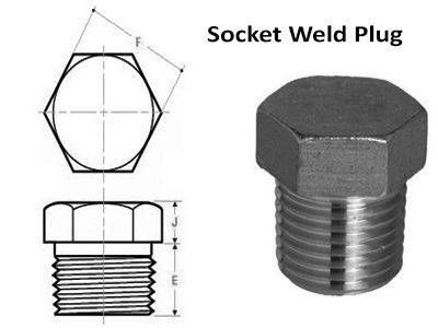 Socket Weld Plug - ASME B16.11, BS 3799
